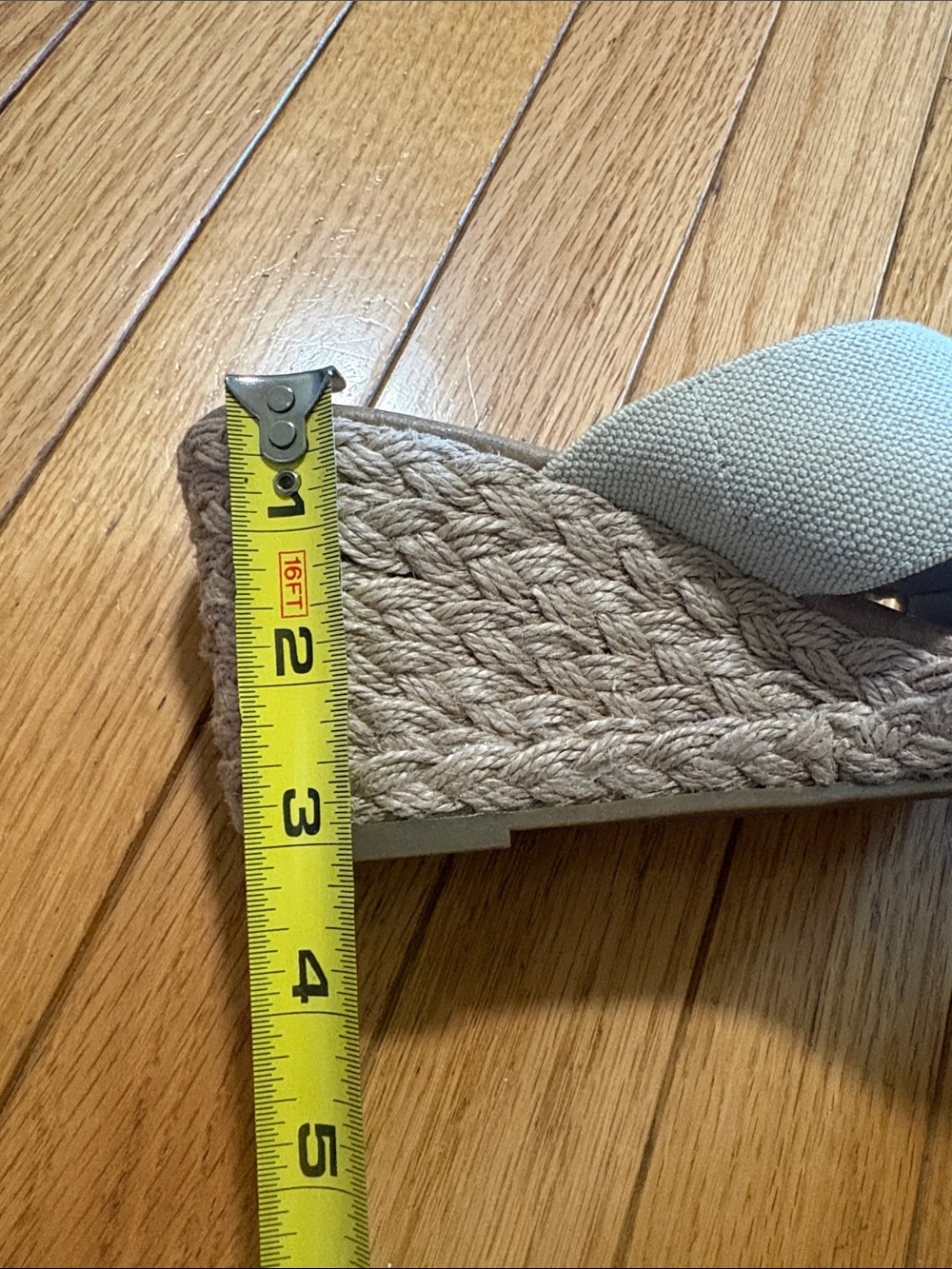 Tommy Bahama Light Beige Crossband Wedge Slides - Picture 11 of 11